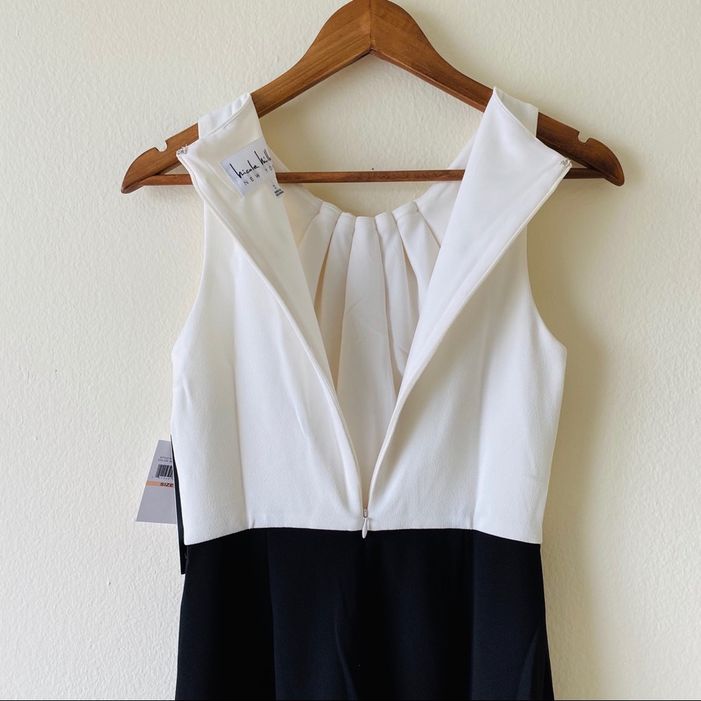 Nicole Miller NY Black & White Color Block Dress - Picture 13 of 15